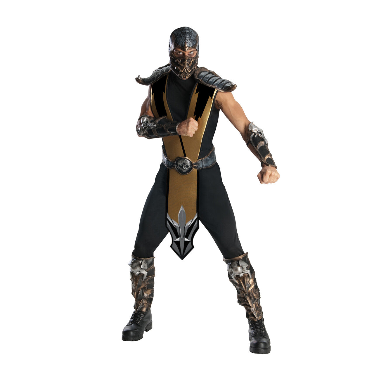Op deze afbeelding zie je een Kostuums, van het merk Rubies. Mortal Kombat™ Scorpion Man