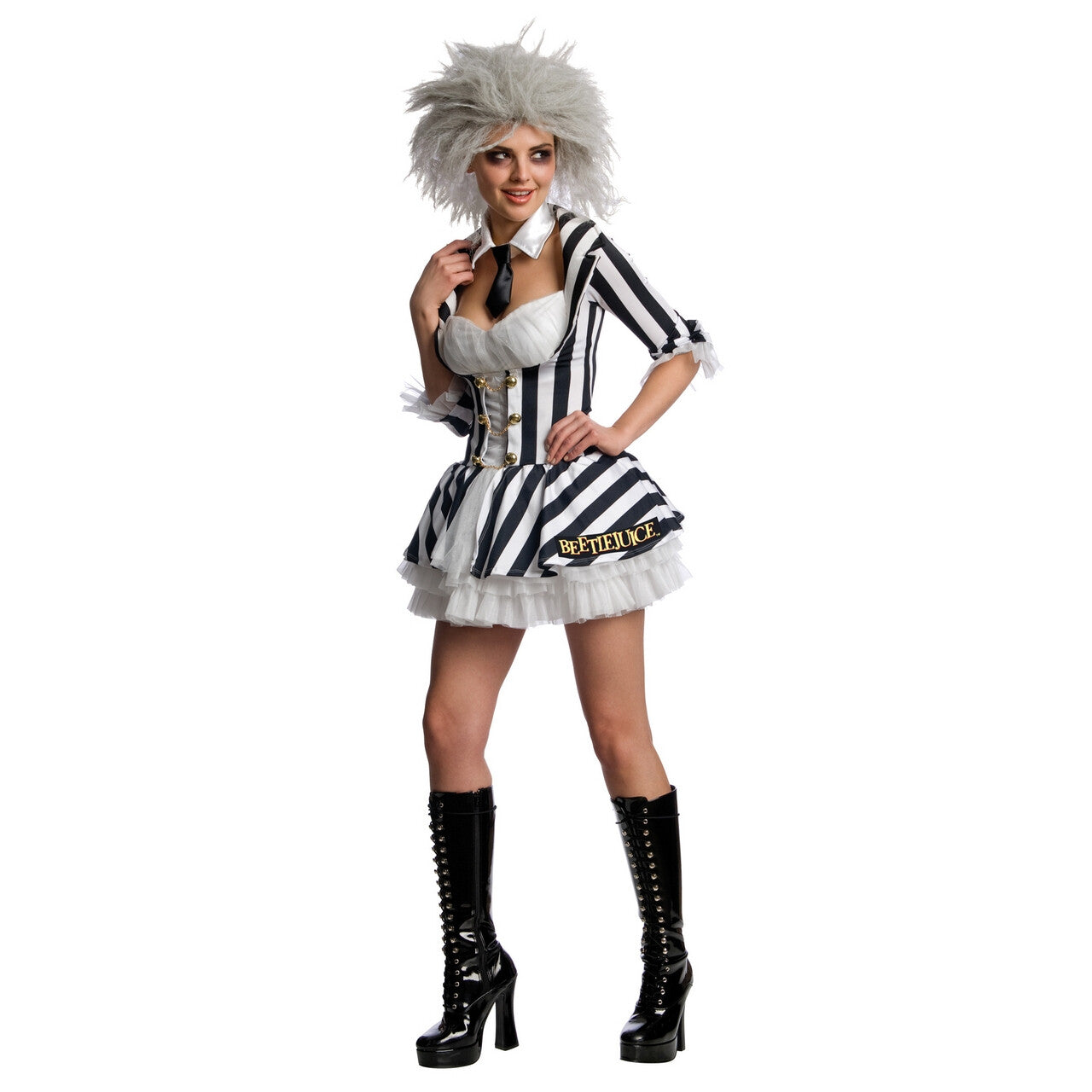 Op deze afbeelding zie je een Kostuums, van het merk Rubies. Beetlejuice Geheime Wensen Vrouw Kostuum
