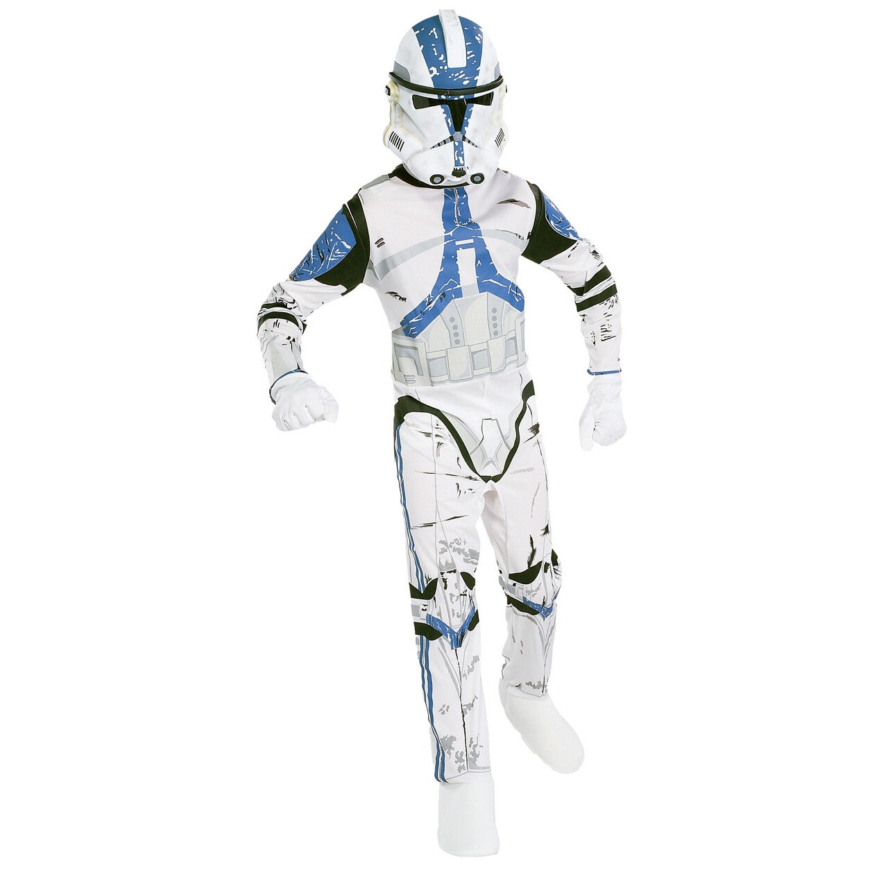 Op deze afbeelding zie je een Kostuums, van het merk Rubies. De Eerste Clone Trooper Kostuum