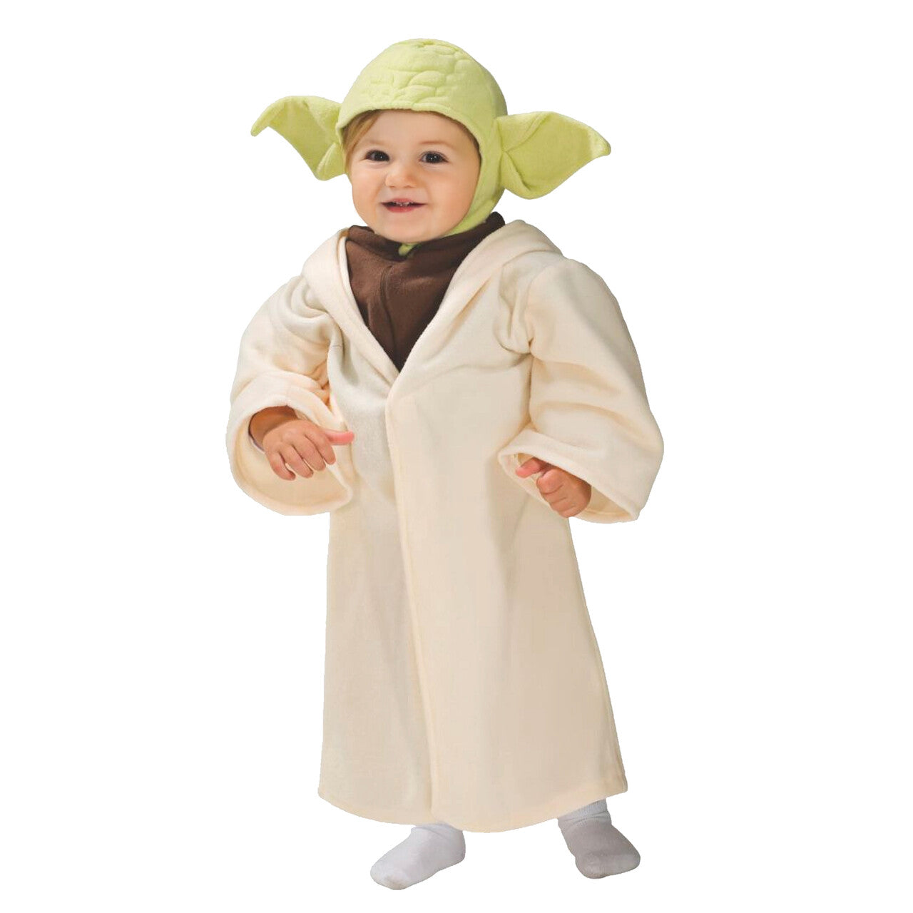 Op deze afbeelding zie je een Kostuums, van het merk Rubies. Star Wars™ Baby Yoda Kind Kostuum