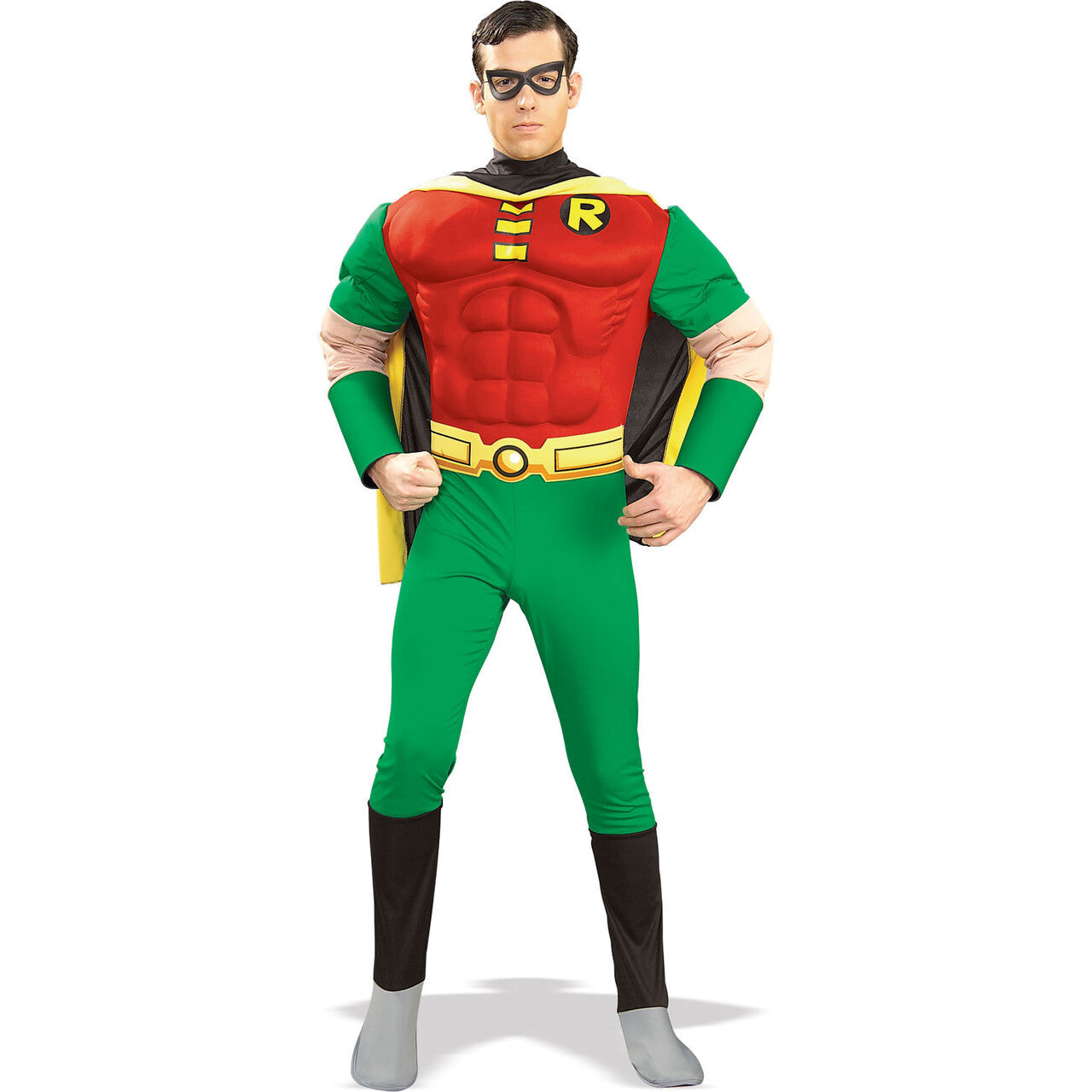 Op deze afbeelding zie je een Kostuums, van het merk Rubies. Robin Kostuum The Batman