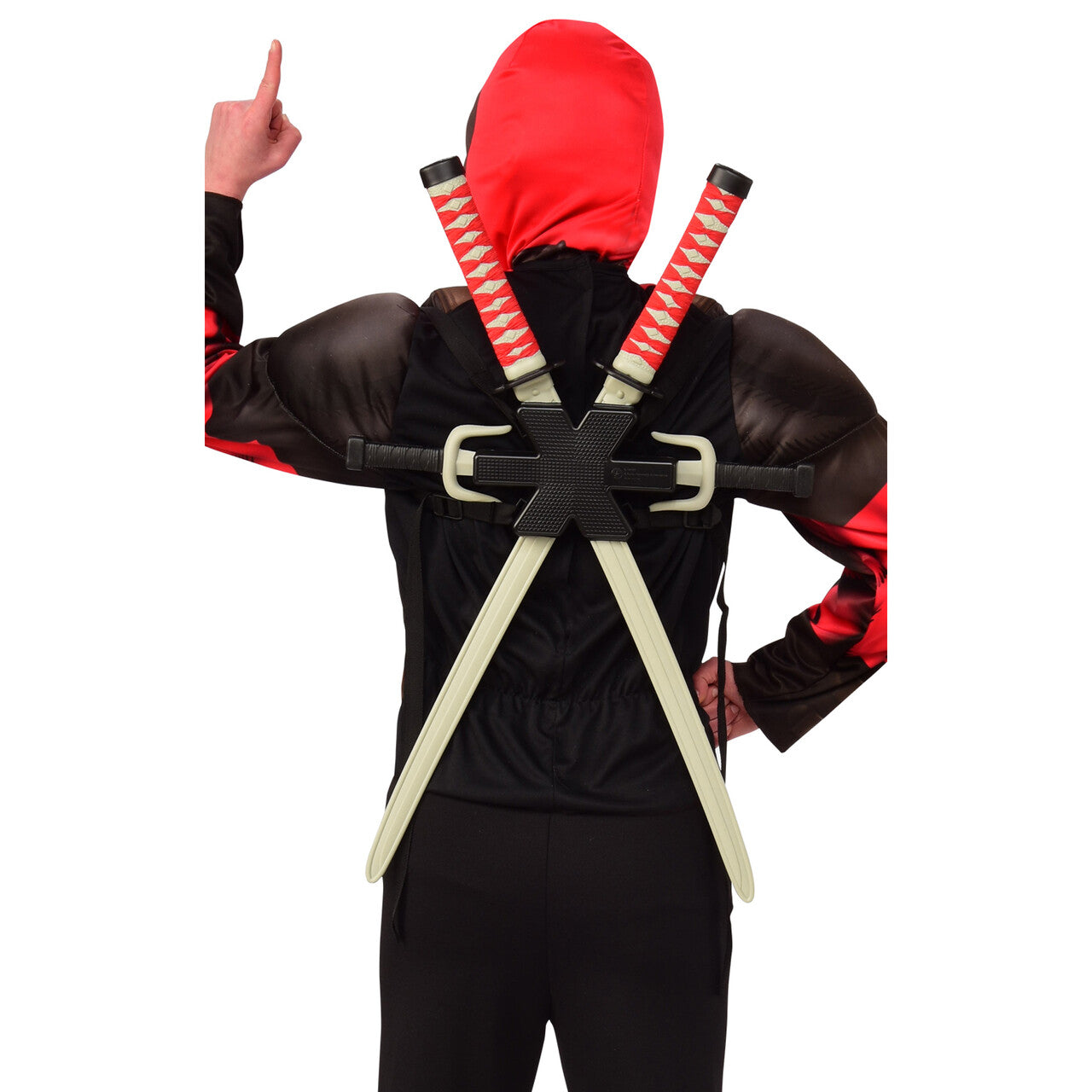 Op deze afbeelding zie je een Kostuums, van het merk Rubies. Deadpool Kit Kostuum