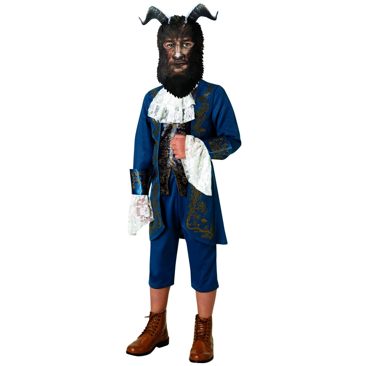 Op deze afbeelding zie je een Kostuums, van het merk Rubies. The Beast Beestachtige Musical Filmster Kind Kostuum