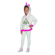 Op deze afbeelding zie je een Kostuums, van het merk Rubies. Magische Eenhoorn Theodor Hoodie Meisje Kostuum