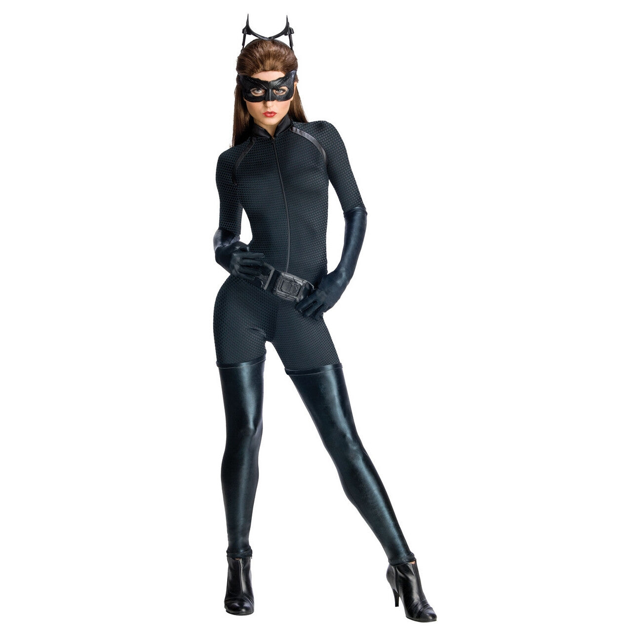 Op deze afbeelding zie je een Kostuums, van het merk Rubies. Flexibele Katachtige Catwoman Batman Vrouw Kostuum