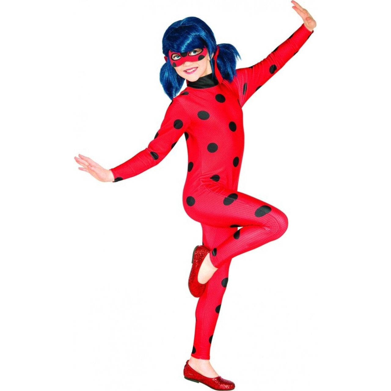 Op deze afbeelding zie je een Kostuums, van het merk Rubies. Miraculeuze Ladybug Marinette Meisje Kostuum
