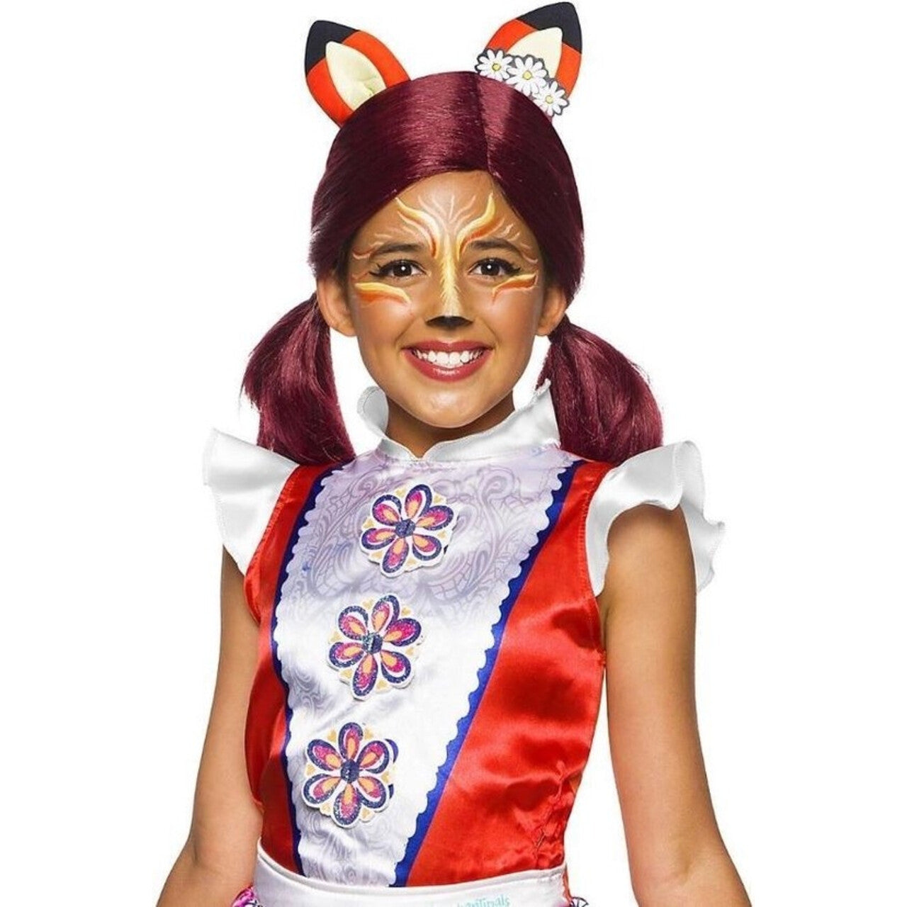 Op deze afbeelding zie je een Accessoires, van het merk Rubies. Enchantimals Felicity Fox Rood Bruine Pruik Met Oren
