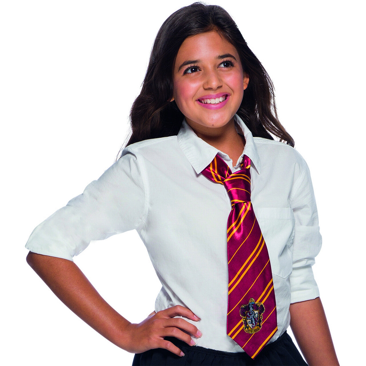 Op deze afbeelding zie je een Accessoires, van het merk Rubies. Schooluniform Zweinstein Harry Potter Gryffindor Stropdas