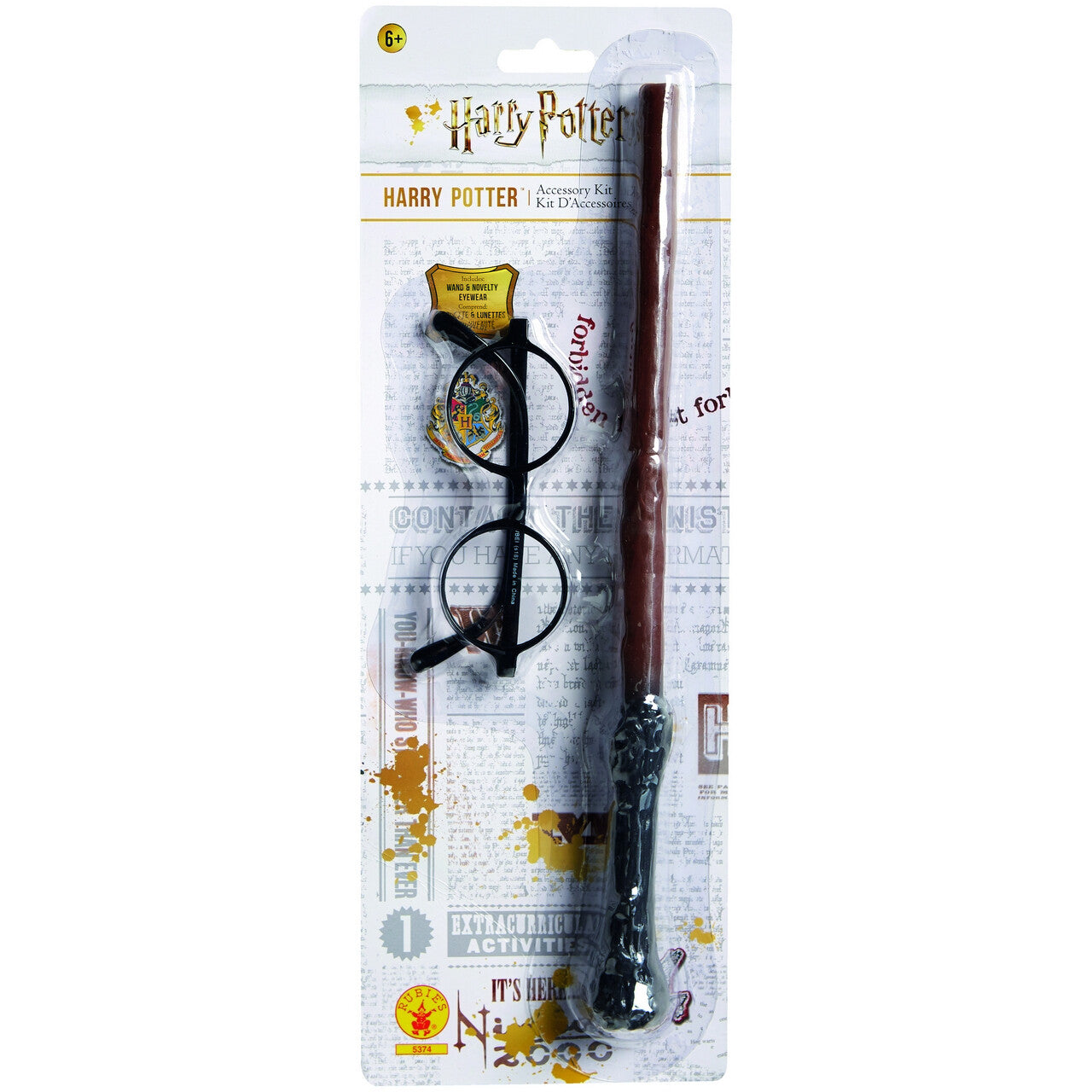 Op deze afbeelding zie je een Accessoires, van het merk Rubies. Harry Potter Accessoire Set Kind