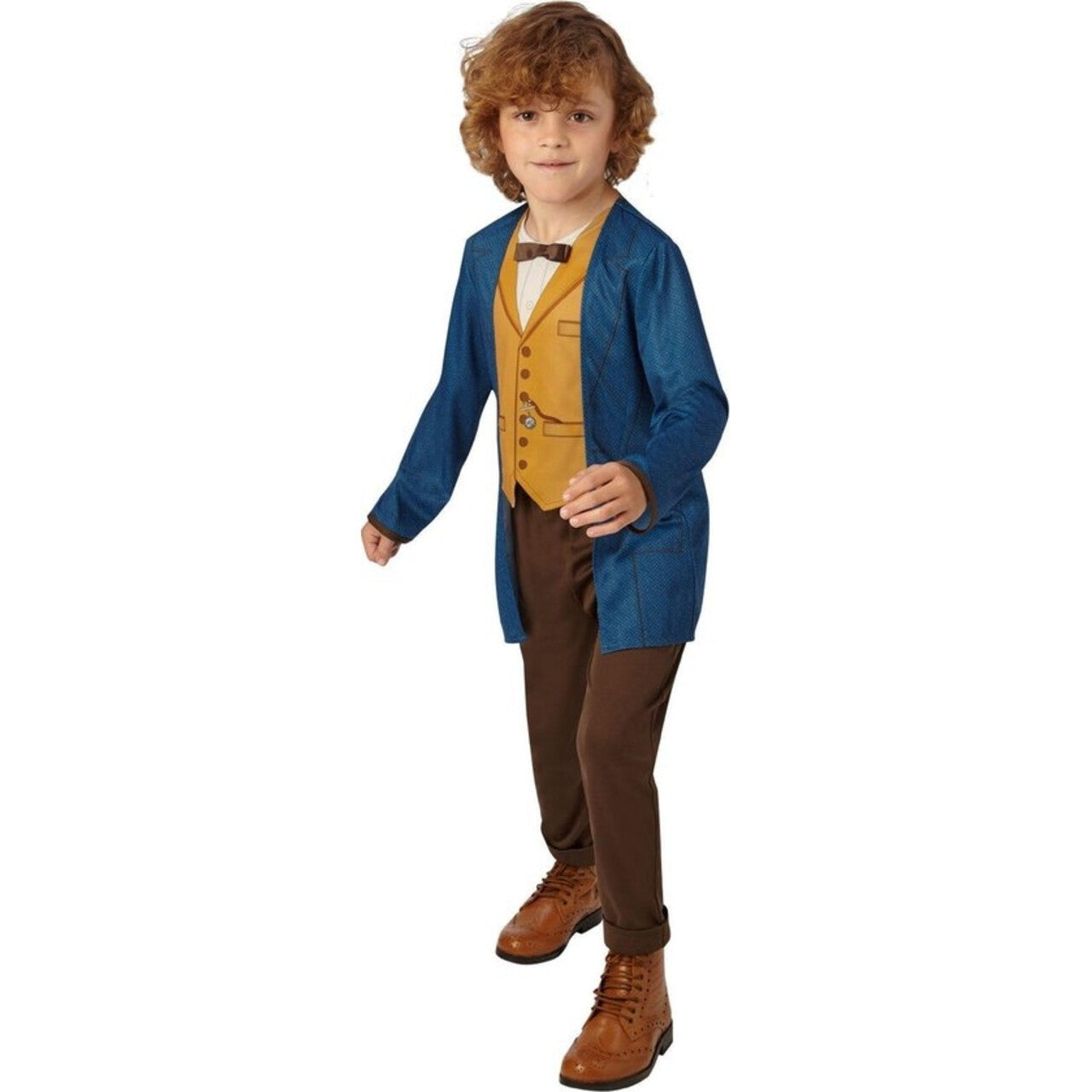 Op deze afbeelding zie je een Kostuums, van het merk Rubies. Newt Scamander Fantastic Beasts Classic Jongen Kostuum