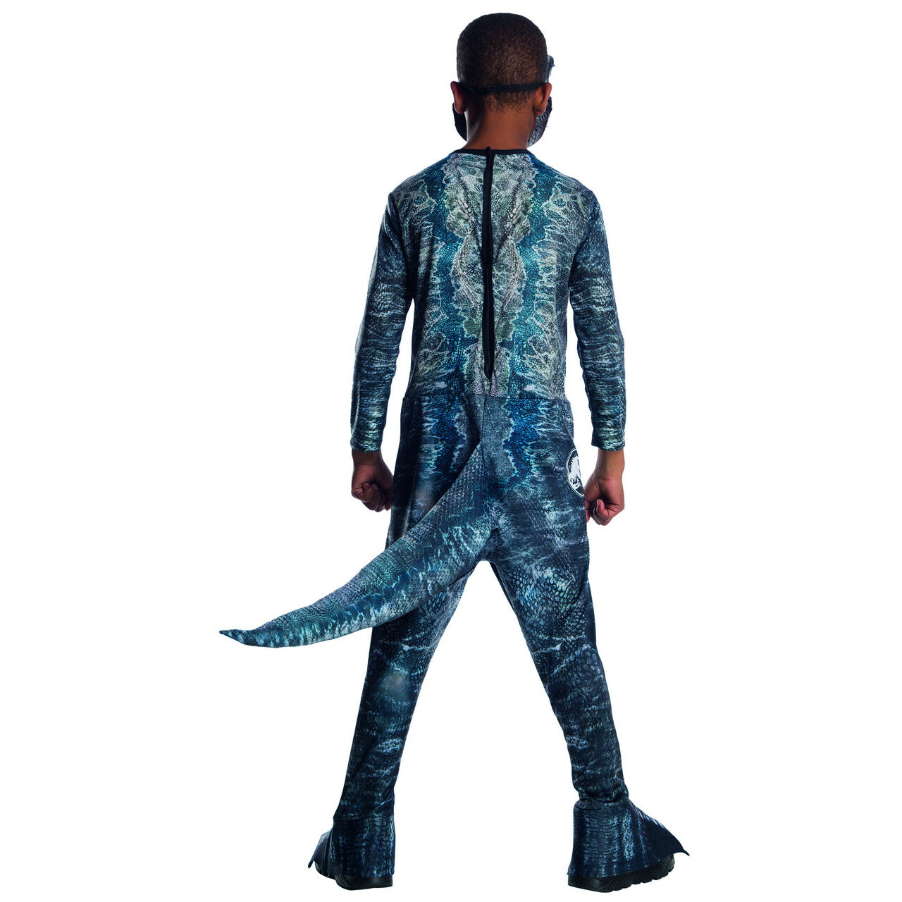 Op deze afbeelding zie je een Kostuums, van het merk Rubies. Jurassic World Velociraptor Dinosaurus Kind Kostuum