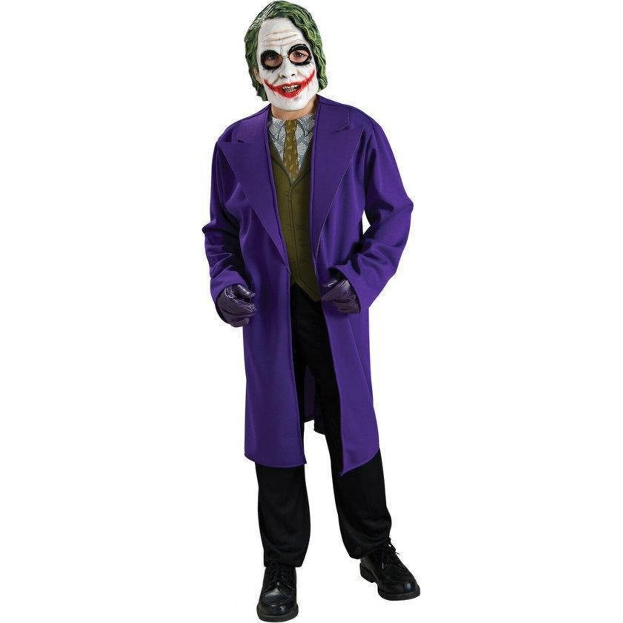 Op deze afbeelding zie je een Kostuums, van het merk Rubies. Jolige Jeugdige Joker Jongen Kostuum