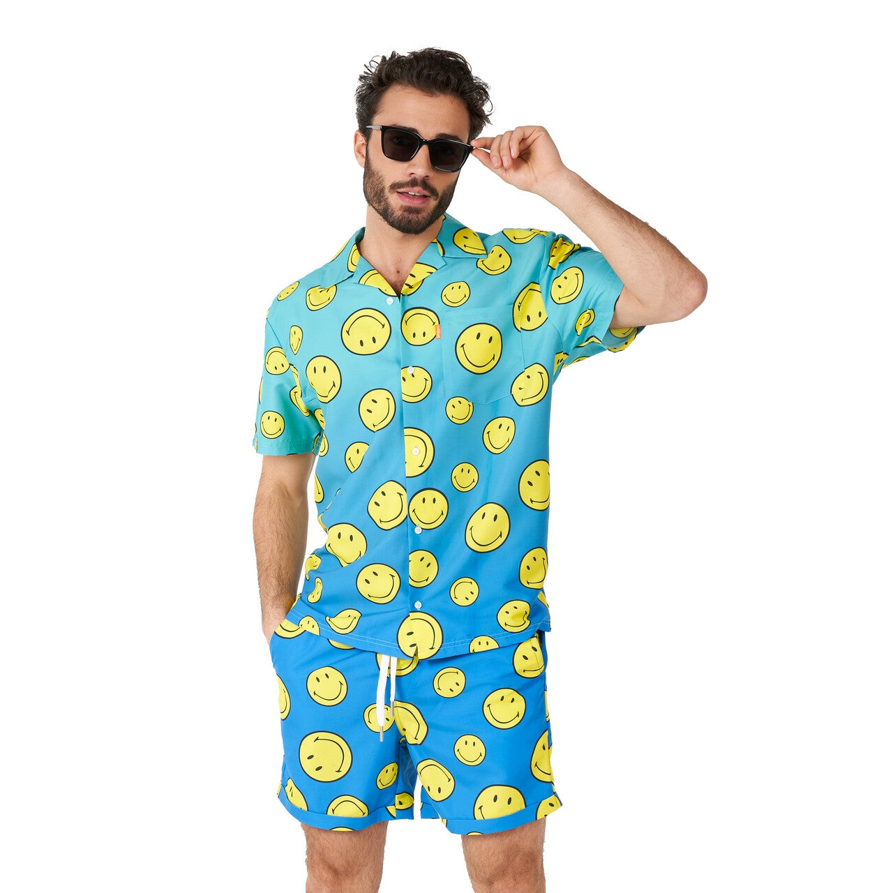 Op deze afbeelding zie je een Kostuums, van het merk Opposuits. Happy Summer Smiles Man Kostuum