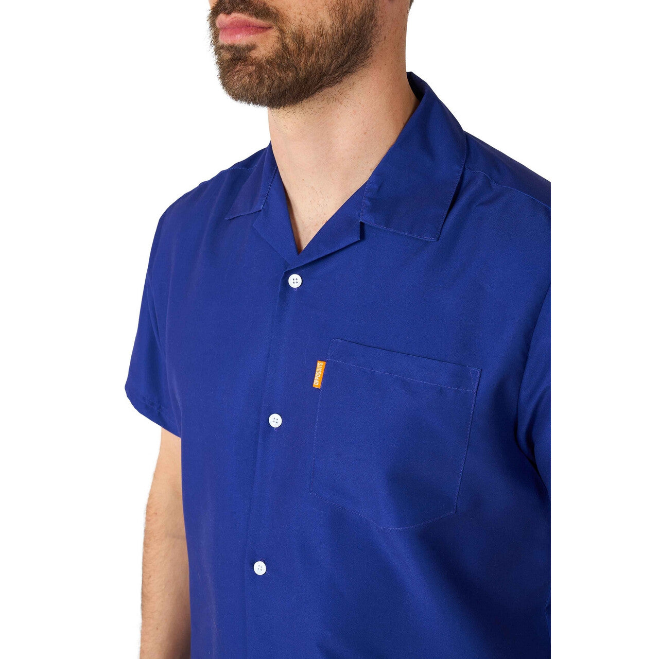 Op deze afbeelding zie je een Kostuums, van het merk Opposuits. Navy Royale Zomer Strand Man Kostuum