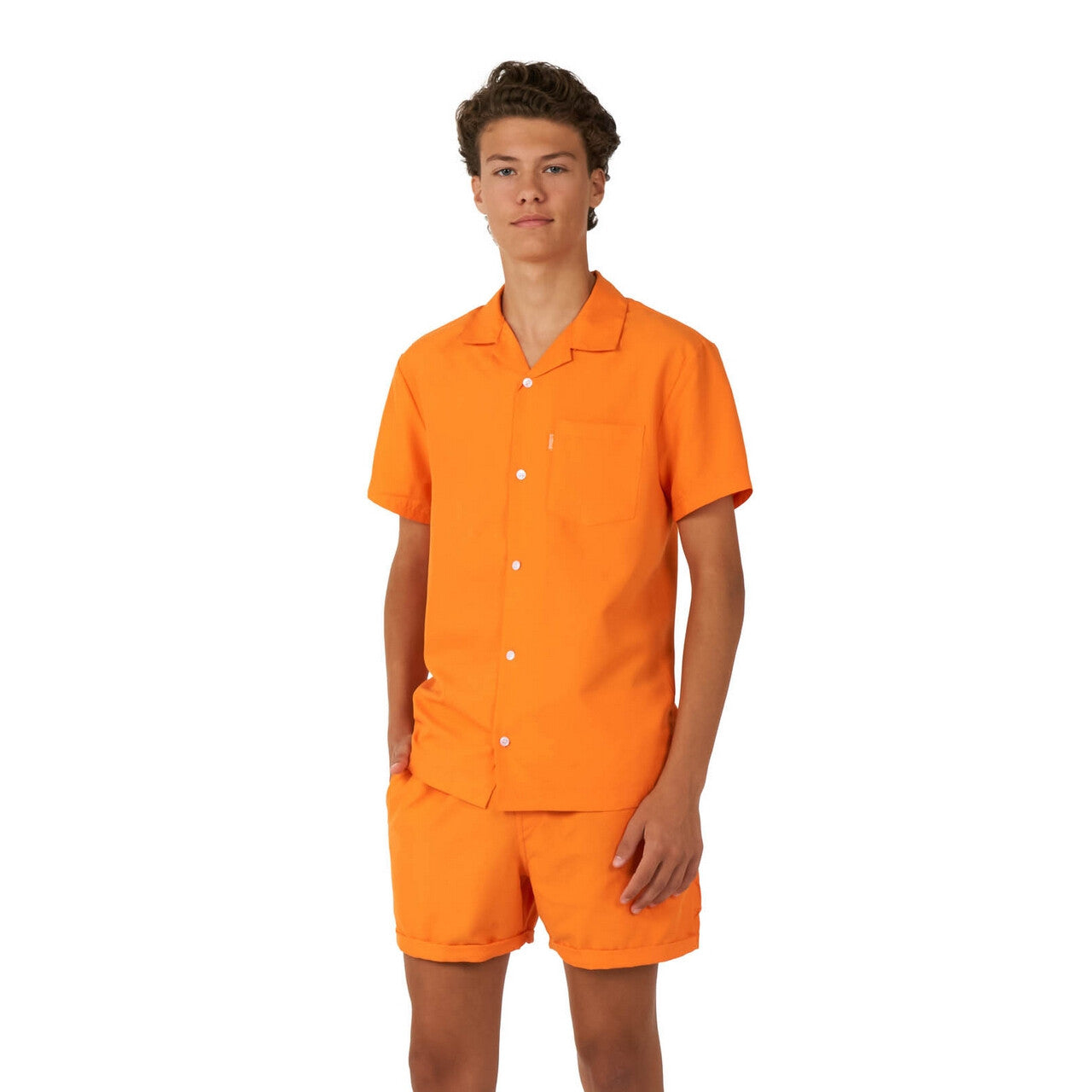 Op deze afbeelding zie je een Kostuums, van het merk Opposuits. Come On Orange Zomer Tiener Jongen Kostuum