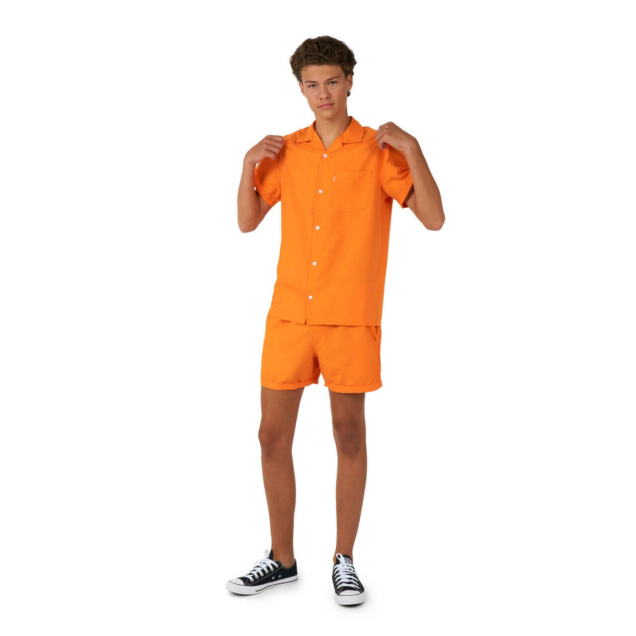 Op deze afbeelding zie je een Kostuums, van het merk Opposuits. Come On Orange Zomer Tiener Jongen Kostuum