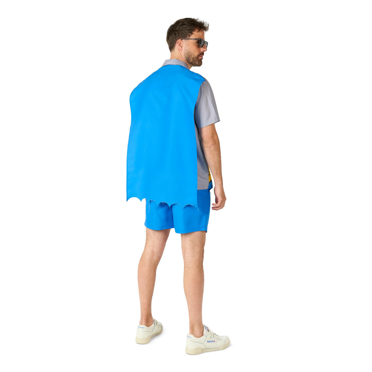 Op deze afbeelding zie je een Kostuums, van het merk Suitmeister. Zomerse Batman Superheld Kostuum