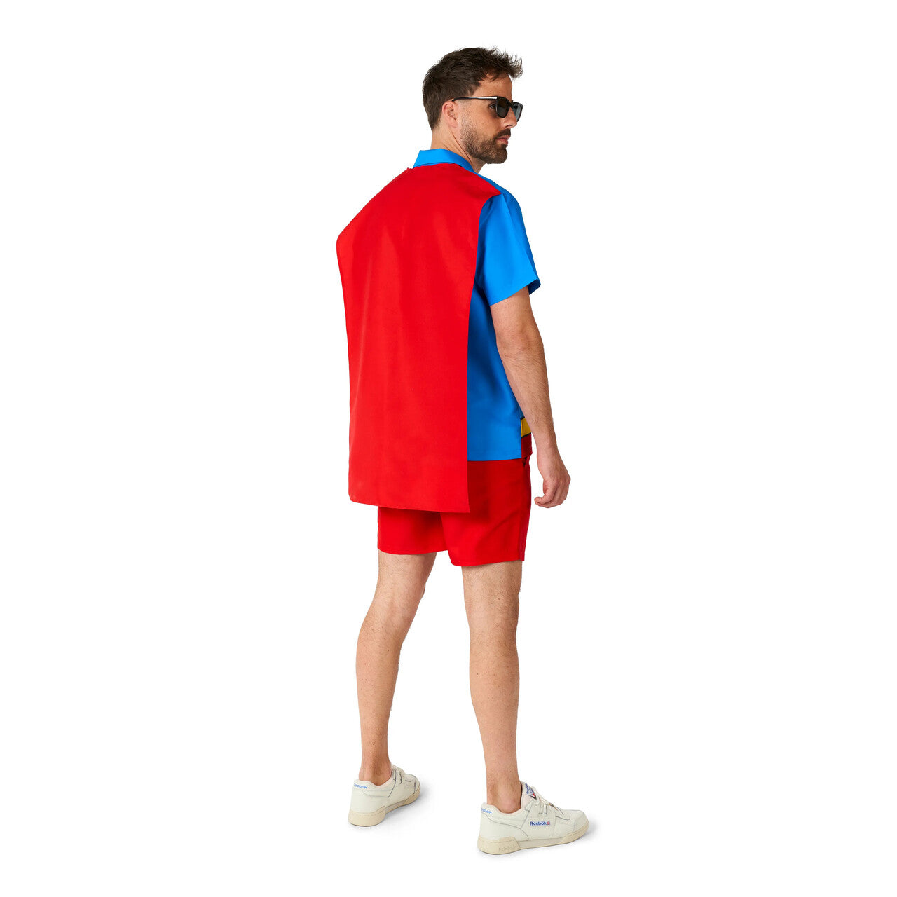 Op deze afbeelding zie je een Kostuums, van het merk Suitmeister. Zomerse Superman Superheld Kostuum