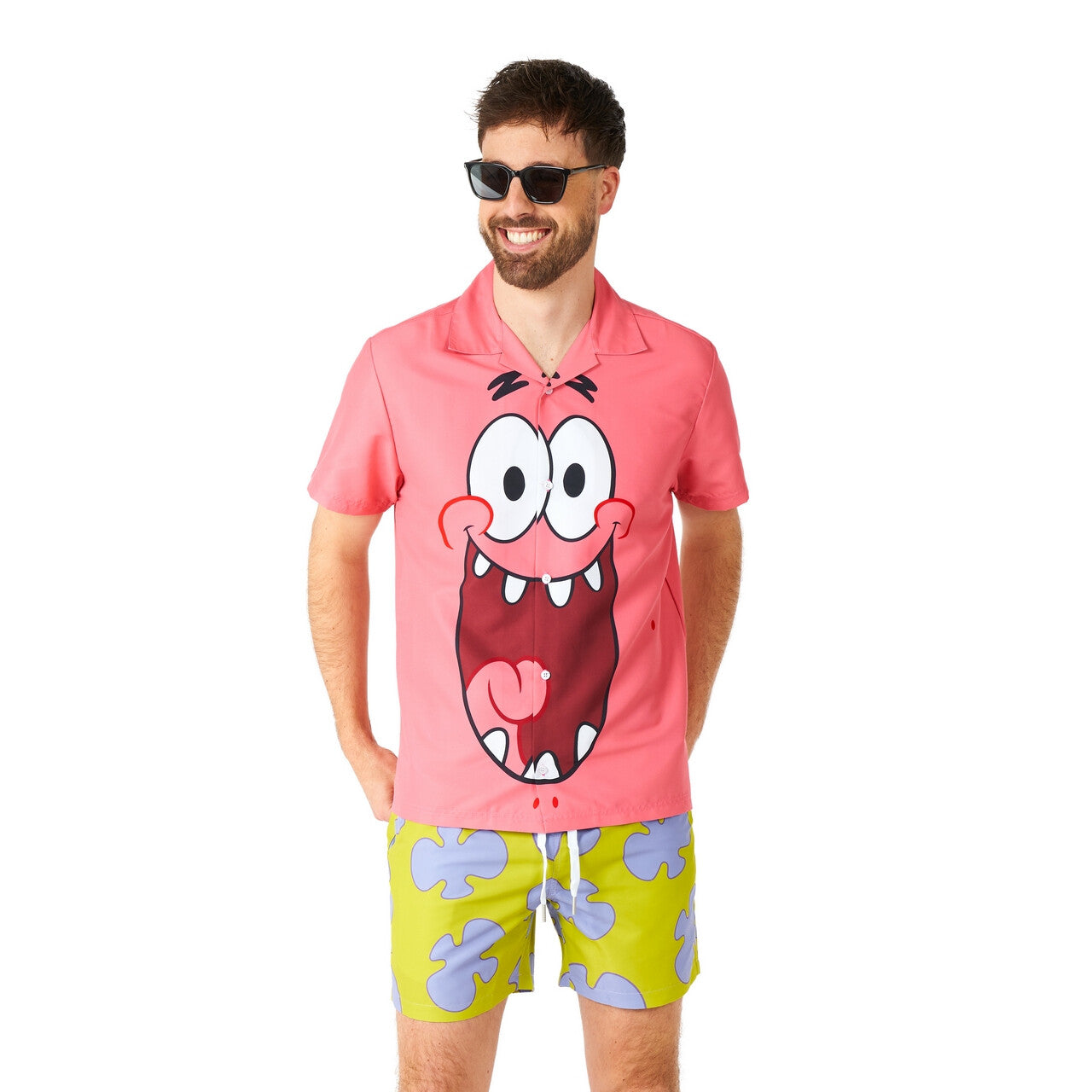 Op deze afbeelding zie je een Kostuums, van het merk Suitmeister. Patrick Seastar Man Kostuum