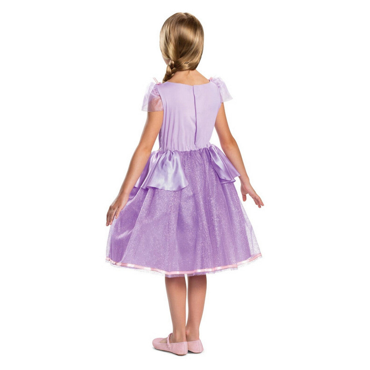 Op deze afbeelding zie je een Kostuums, van het merk Smiffy's. Disney Rapunzel Deluxe Paarse Prinses Meisje Kostuum