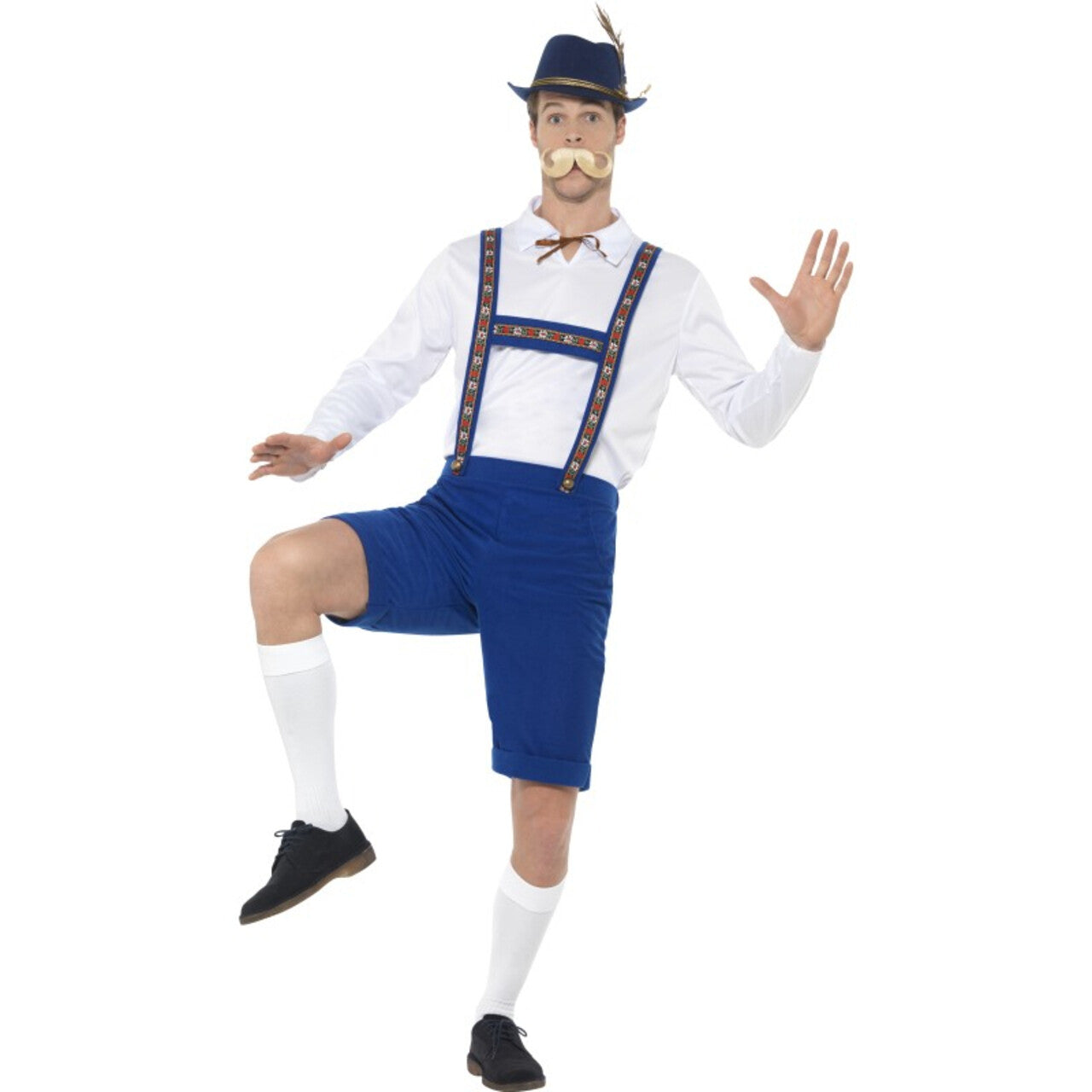 Op deze afbeelding zie je een Kostuums, van het merk Smiffy's. Beierse Dijenkletser Man Kostuum