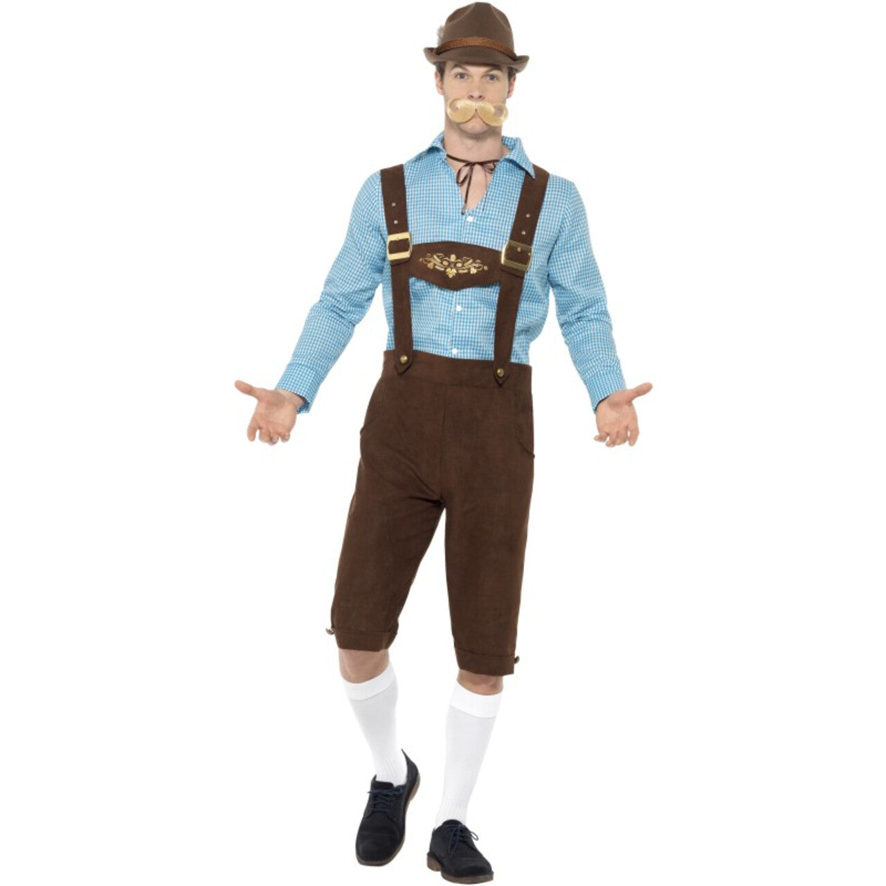 Op deze afbeelding zie je een Kostuums, van het merk Smiffy's. Johann Sebastian Bier Man Kostuum