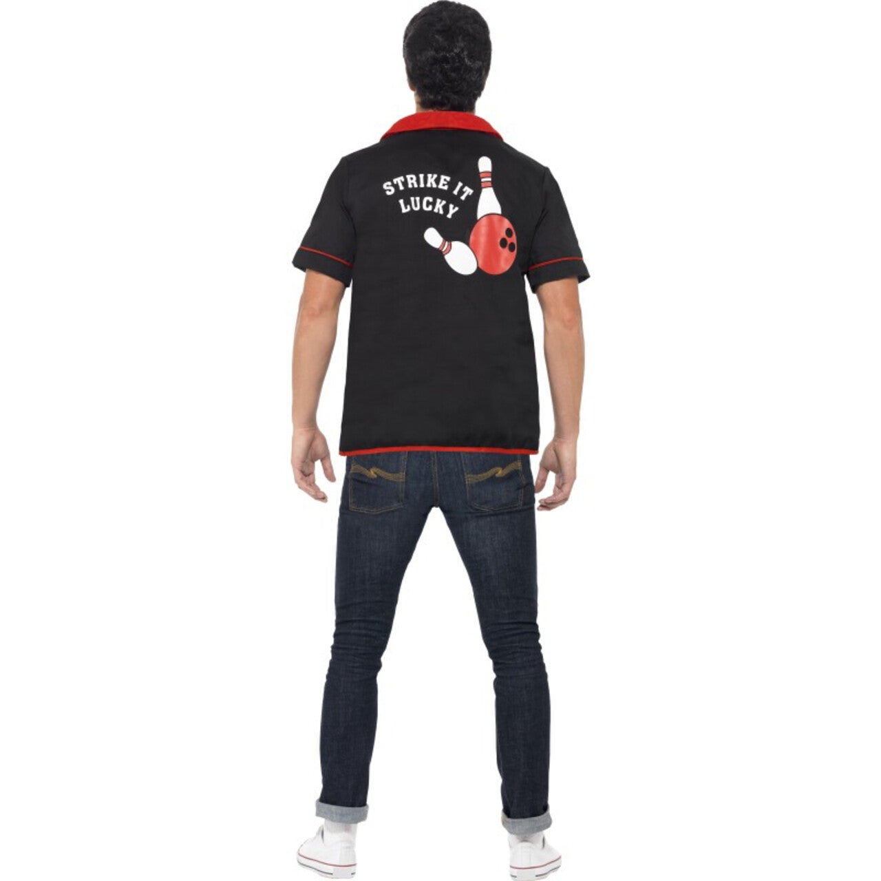 Op deze afbeelding zie je een Accessoires, van het merk Smiffy's. 50s Bowling Shirt Kingpin Lebovski