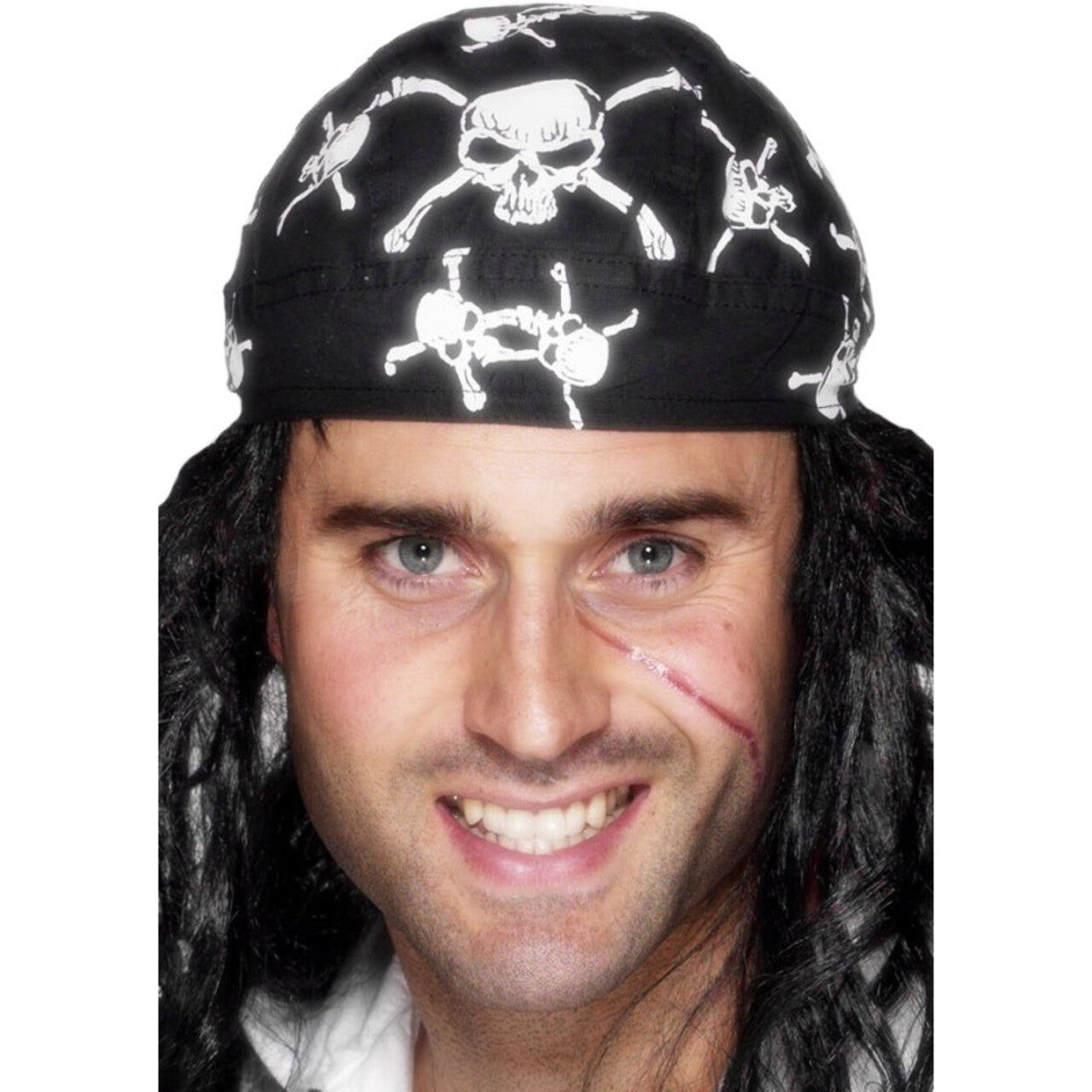 Op deze afbeelding zie je een Accessoires, van het merk Smiffy's. Bandana Muts Dodelijke Piraat