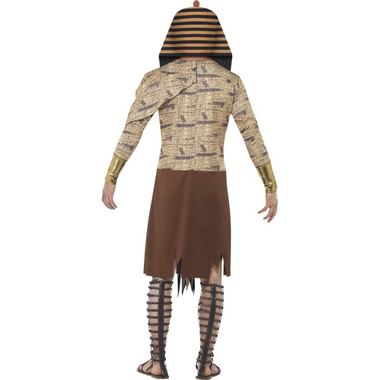 Op deze afbeelding zie je een Kostuums, van het merk Smiffy's. Lege Tombe Zombie Farao Man Kostuum