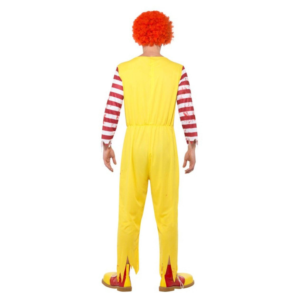 Op deze afbeelding zie je een Kostuums, van het merk Smiffy's. Griezelige Horror Clown Vol Bloedspatten Man Kostuum