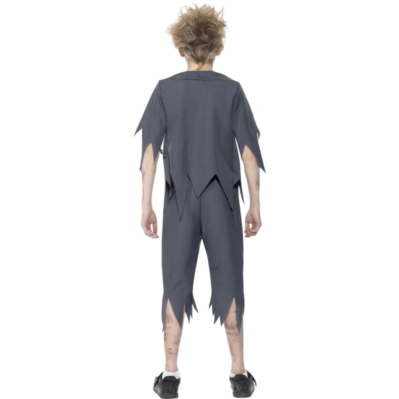 Op deze afbeelding zie je een Kostuums, van het merk Smiffy's. Afzichtelijk Zombie School Uniform Jongen Kostuum