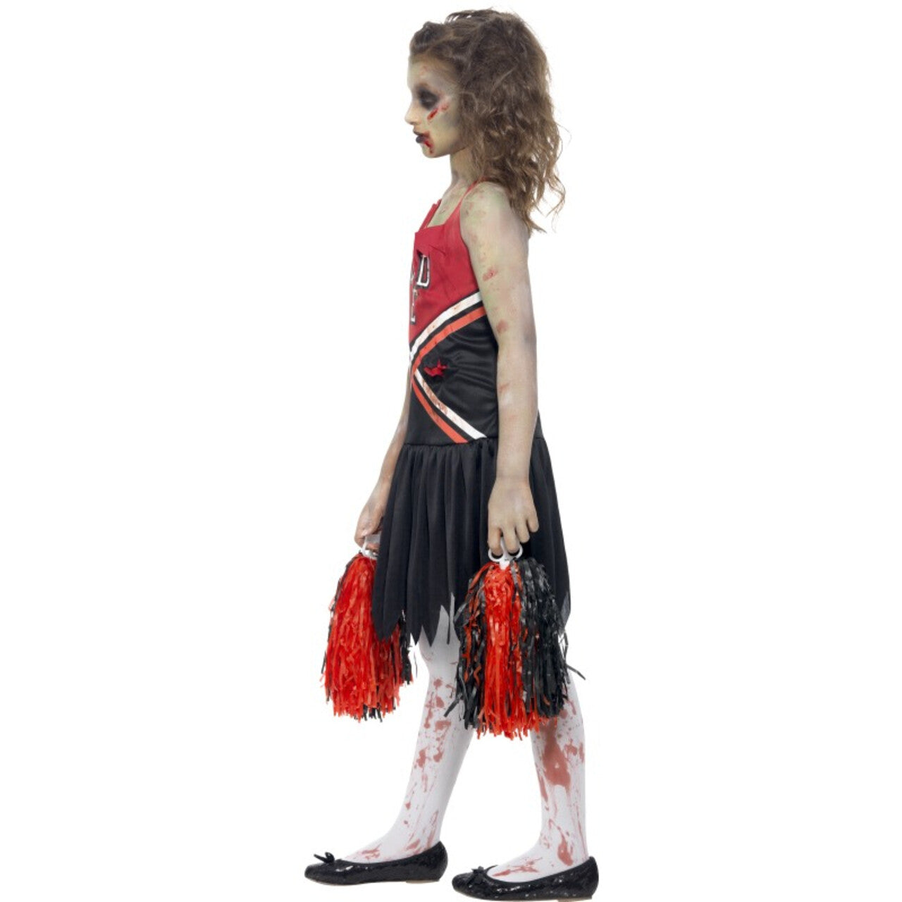 Op deze afbeelding zie je een Kostuums, van het merk Smiffy's. Move That Ass Zombie Cheerleader Meisje Kostuum