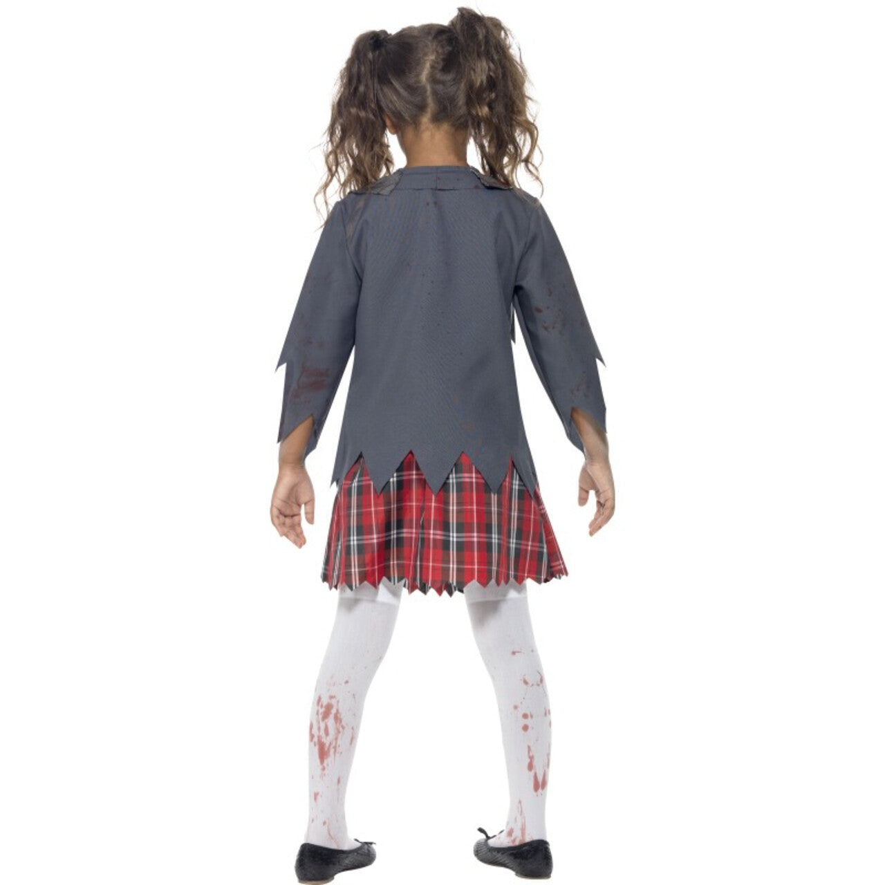 Op deze afbeelding zie je een Kostuums, van het merk Smiffy's. Ziek Zombie School Meisje Shirley Kostuum
