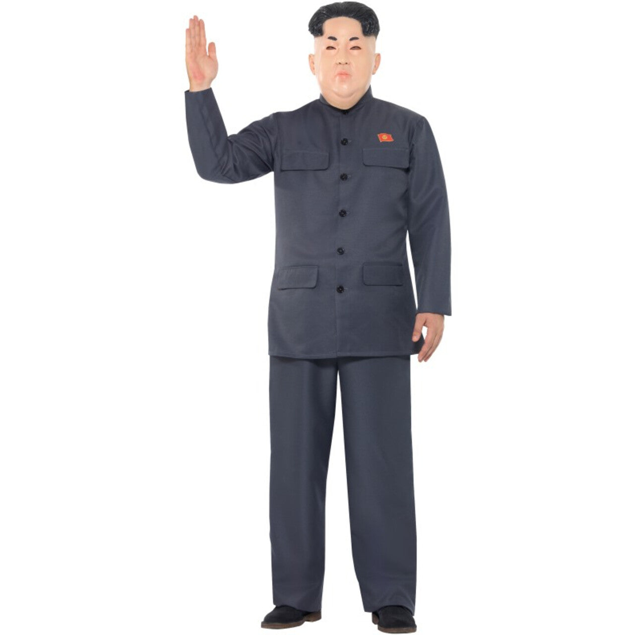 Op deze afbeelding zie je een Kostuums, van het merk Smiffy's. Communistische Dictator Kim Man Kostuum