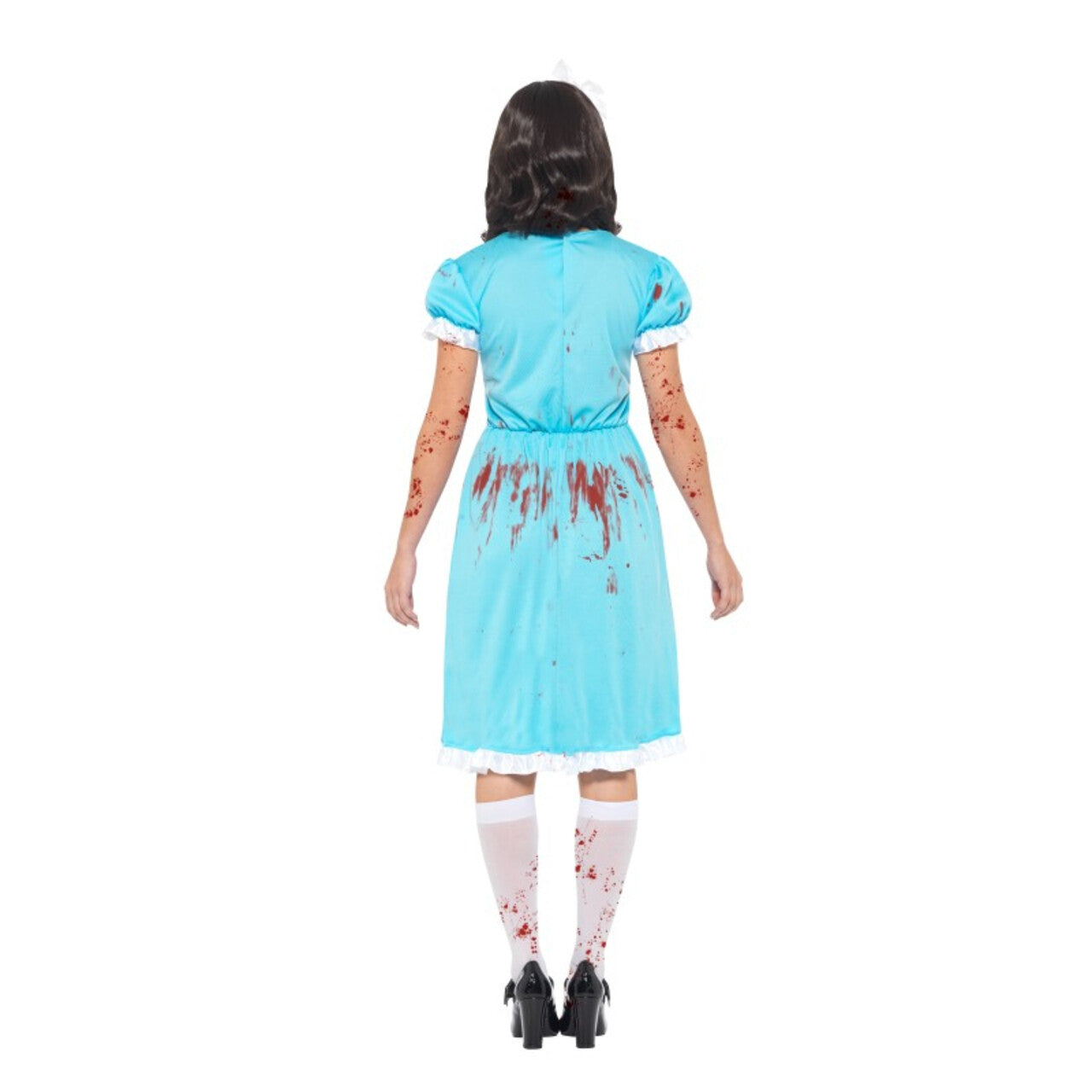 Op deze afbeelding zie je een Kostuums, van het merk Smiffy's. Bloody Mary Schuldig Schoolmeisje Vrouw Kostuum