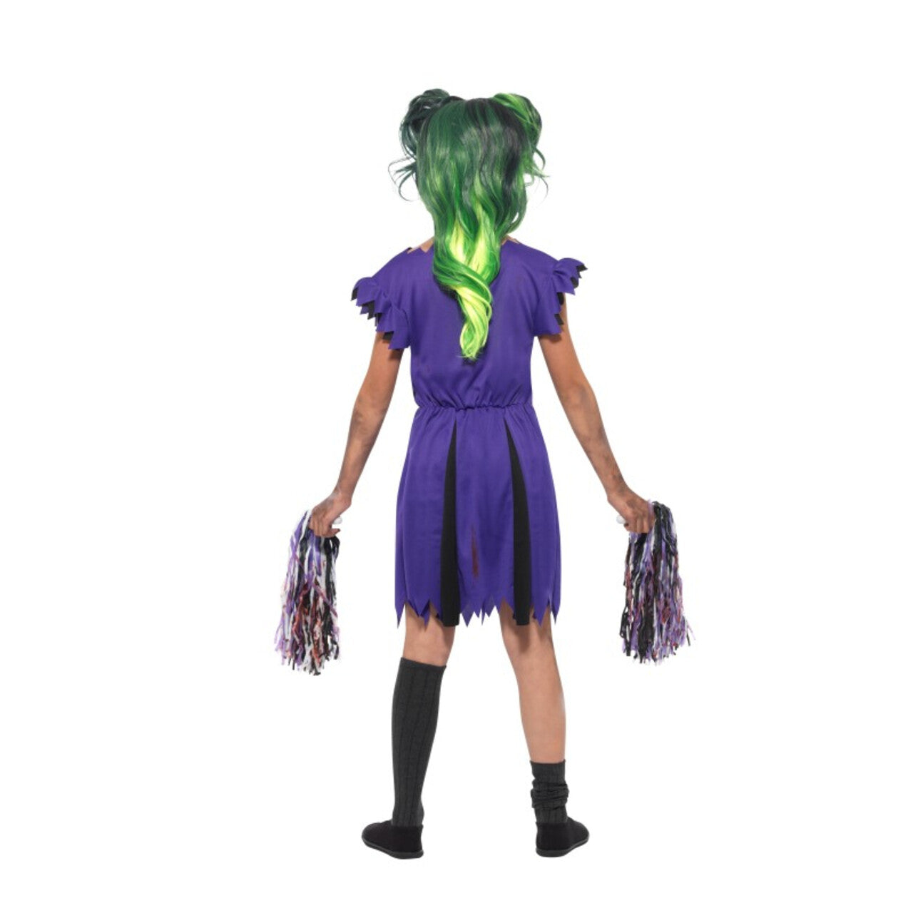 Op deze afbeelding zie je een Kostuums, van het merk Smiffy's. Zombie Cheerleader Na Mislukte Show Meisje Kostuum