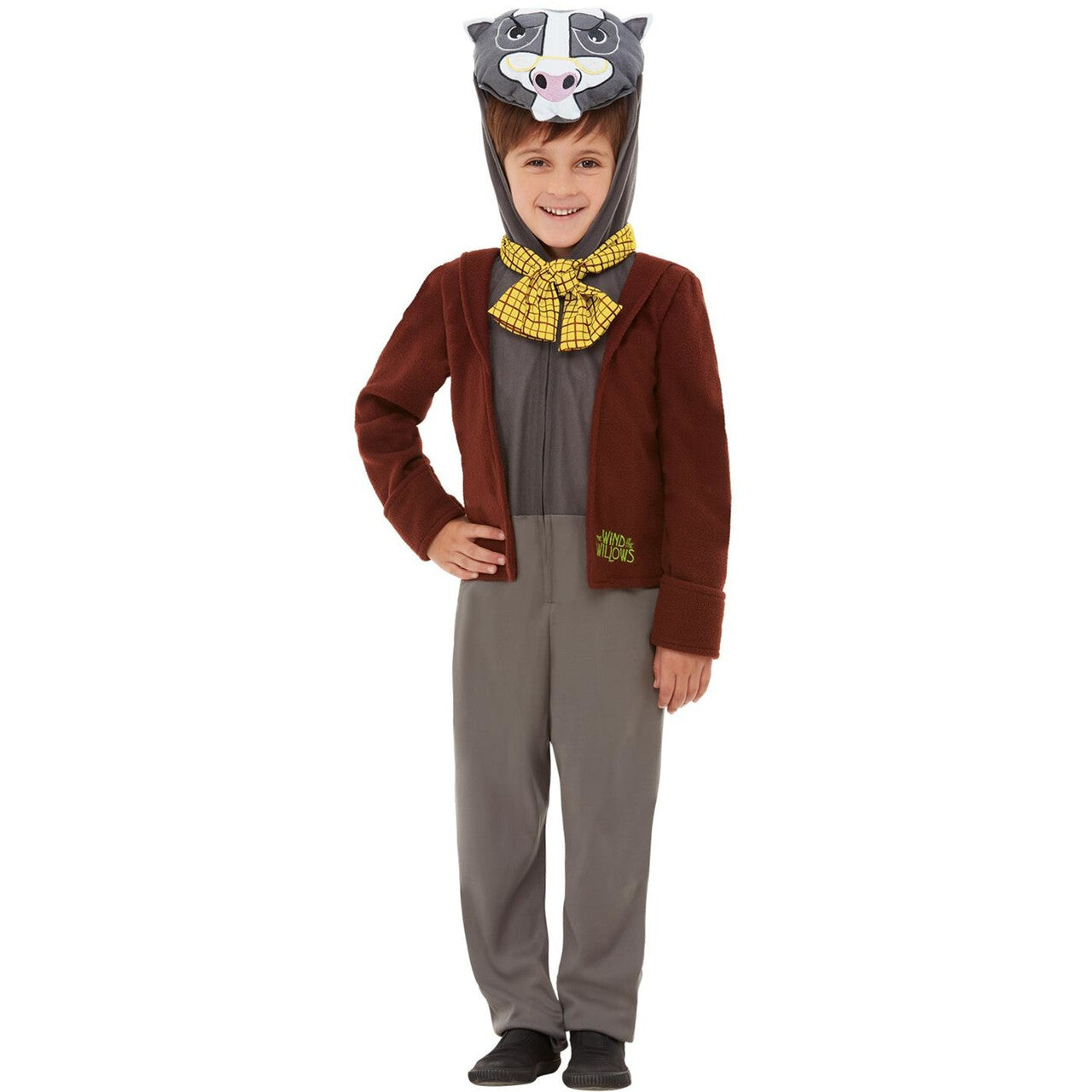 Op deze afbeelding zie je een Kostuums, van het merk Smiffy's. Wind In The Willows Wind In De Wilgen Das Jongen Kostuum