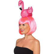 Op deze afbeelding zie je een Accessoires, van het merk Smiffy's. Knalroze Flamingo Haarband