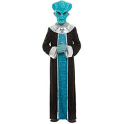 Op deze afbeelding zie je een Kostuums, van het merk Smiffy's. Buitenaards Wezen Alien Kind Kind Kostuum