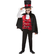 Op deze afbeelding zie je een Kostuums, van het merk Smiffy's. Gruwelijke Graaf Dracula Maurice Jongen Kostuum