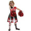 Mislukte Salto Cheerleader American Football Zombie Meisje Kostuum