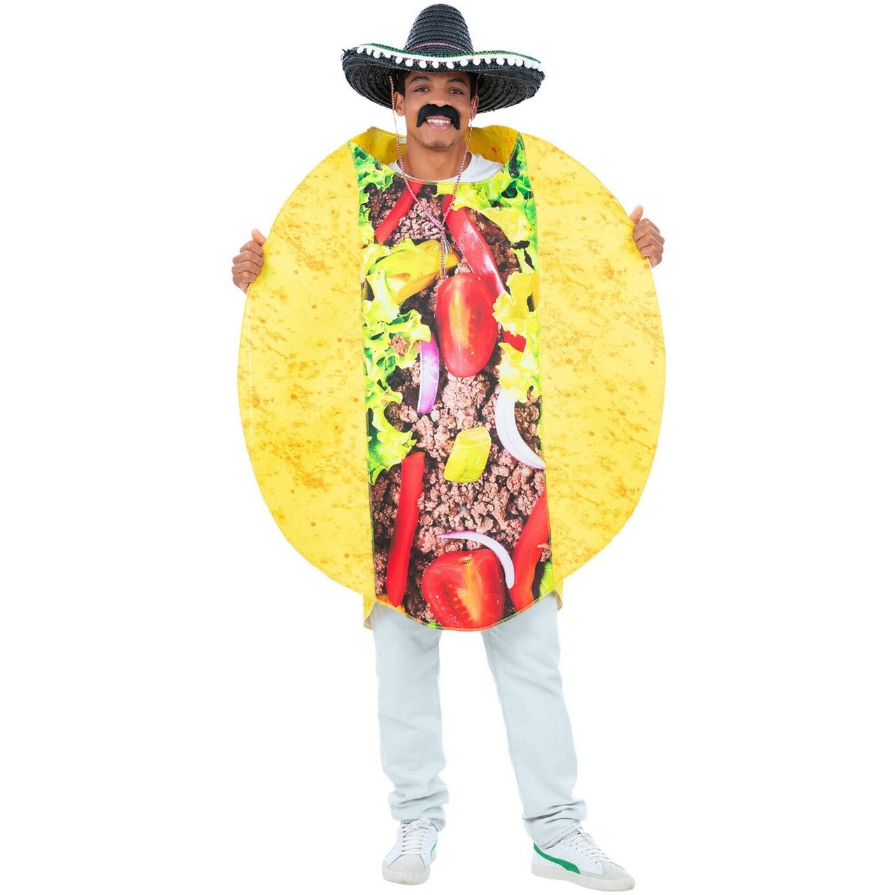 Op deze afbeelding zie je een Kostuums, van het merk Smiffy's. Paco De Taco Kostuum