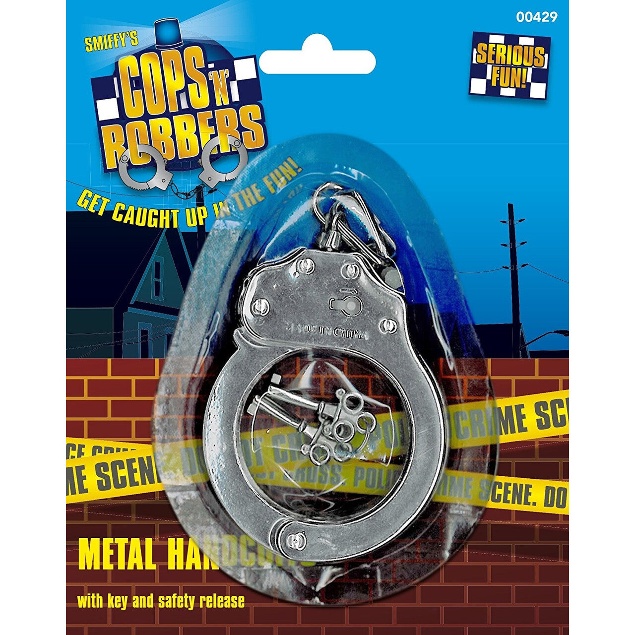 Op deze afbeelding zie je een Accessoires, van het merk Smiffy's. Spannende Handboeien Metaal