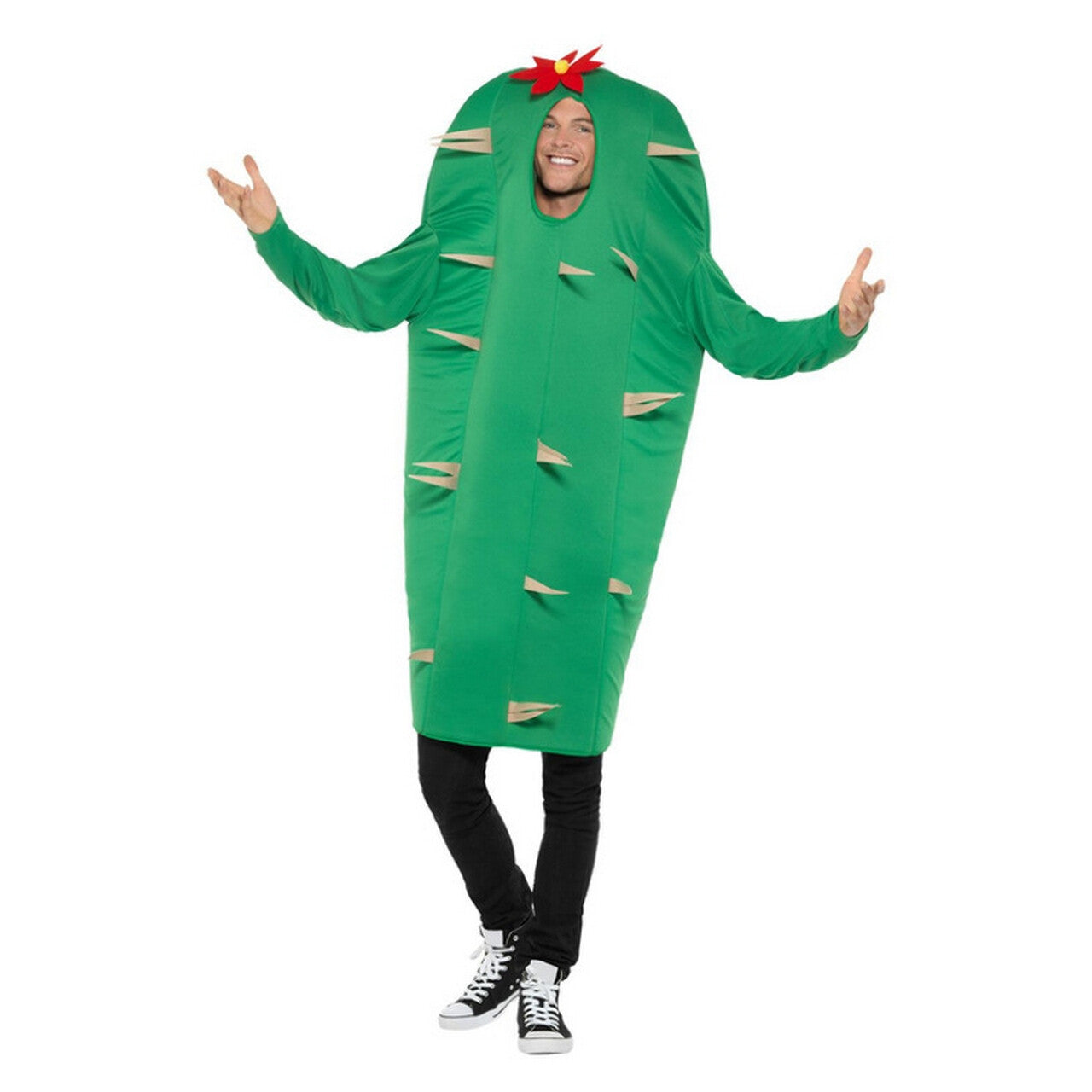 Op deze afbeelding zie je een Kostuums, van het merk Smiffy's. Prikkelbare Meneer Cactus Kostuum