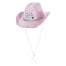 Glowboy Hoed Licht Roze Met Strass