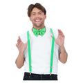 Bretels En Vlinderstrik Set Groen