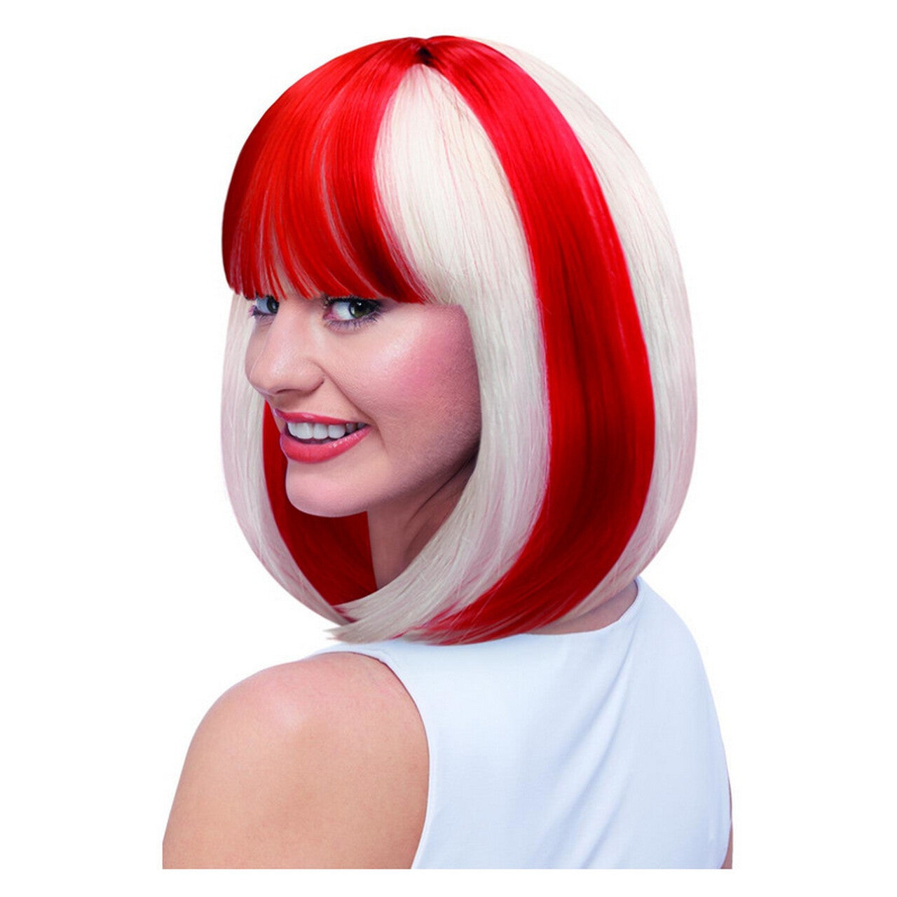 Op deze afbeelding zie je een Accessoires, van het merk Smiffy's. Miss Ginger Engeland Pruik