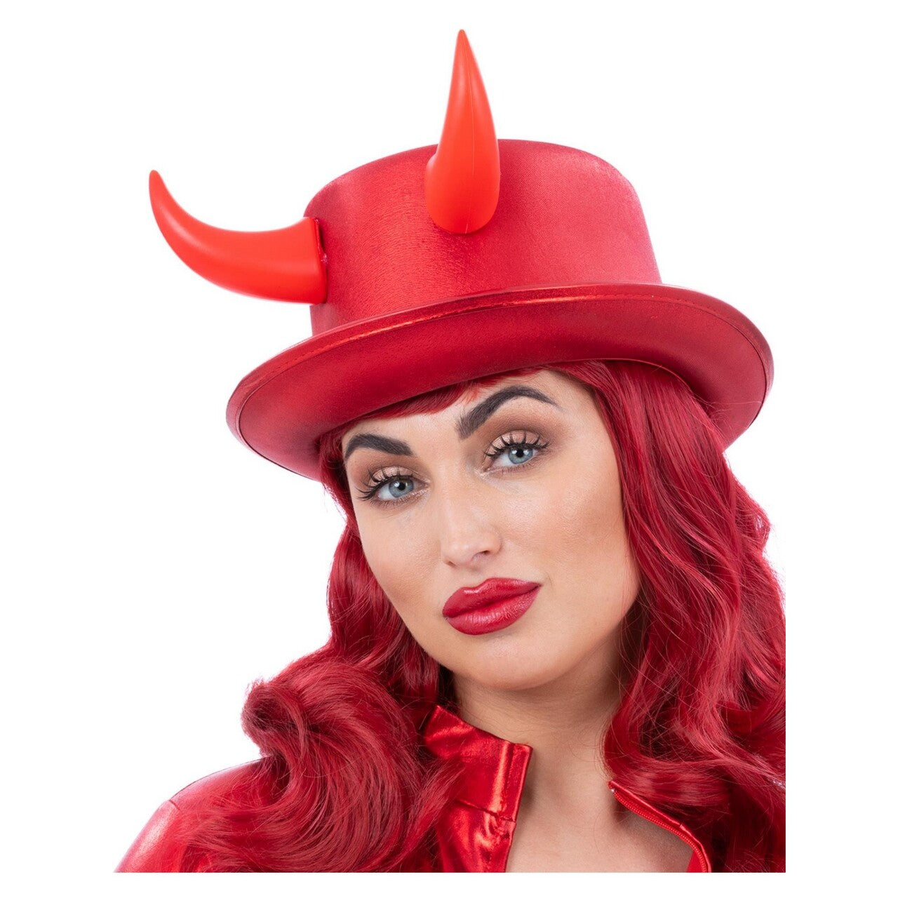 Op deze afbeelding zie je een Accessoires, van het merk Smiffy's. Rode Duivelshoed
