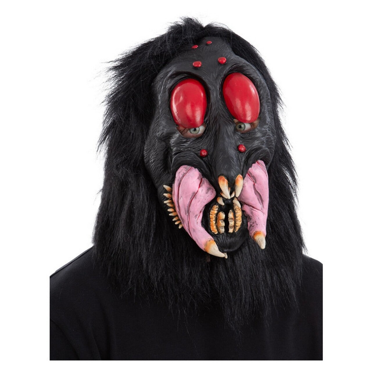Op deze afbeelding zie je een Accessoires, van het merk Smiffy's. Tarantula Spin Latexmasker