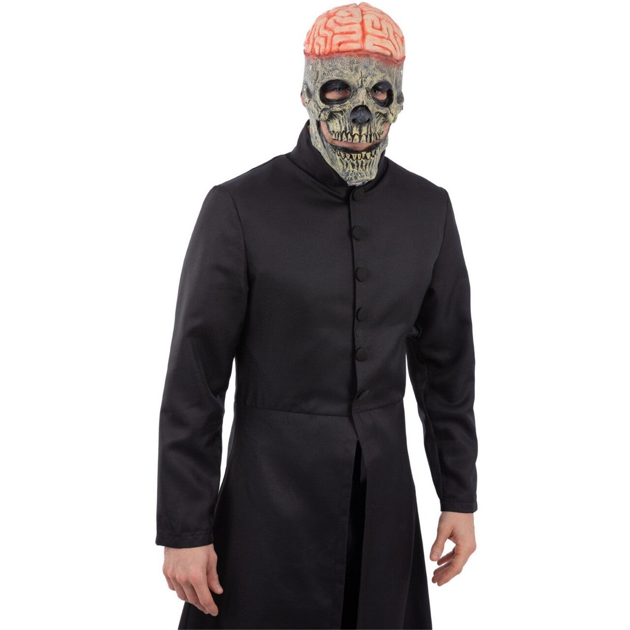 Op deze afbeelding zie je een Accessoires, van het merk Smiffy's. Latex Schedelmasker Met Hersenen